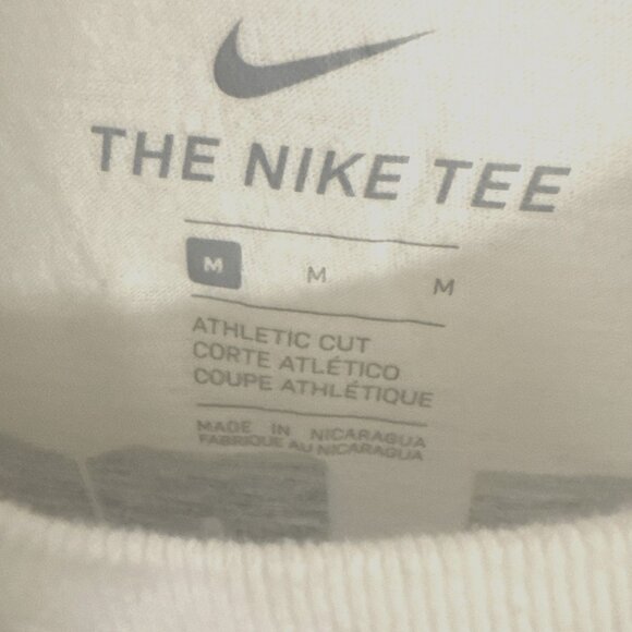 NIKE Tulane University Green Wave White Basketball 'Just Do It' Tee - Picture 3 of 5